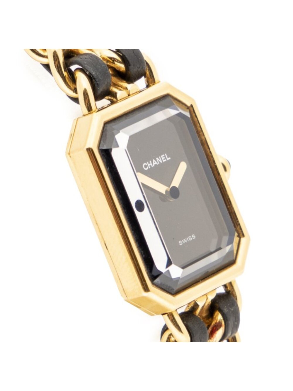 ★SOLD★ Chanel Premier Black Gold Plated Watch - Picture 3 of 5